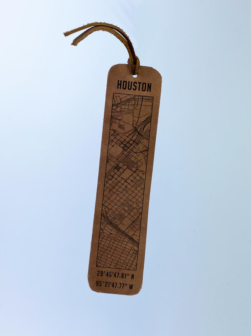 Houston Şehir Haritası Kitap Ayracı