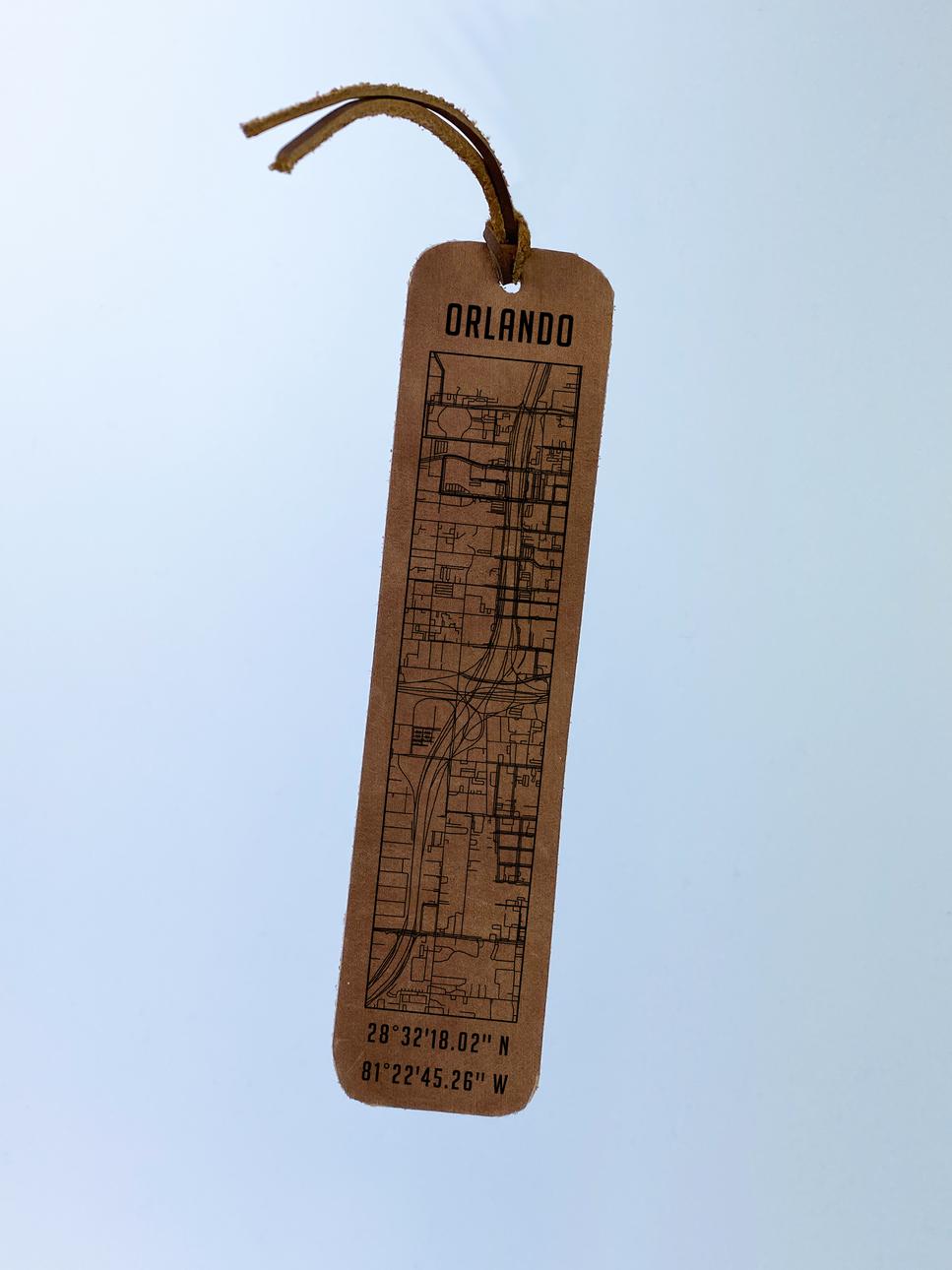 Orlando Şehir Haritası Kitap Ayracı